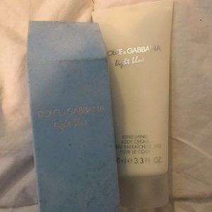Never been opened! Dolce and Gabana body cream